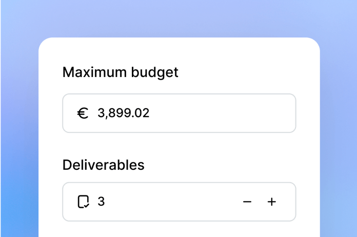 Rate and pay for output